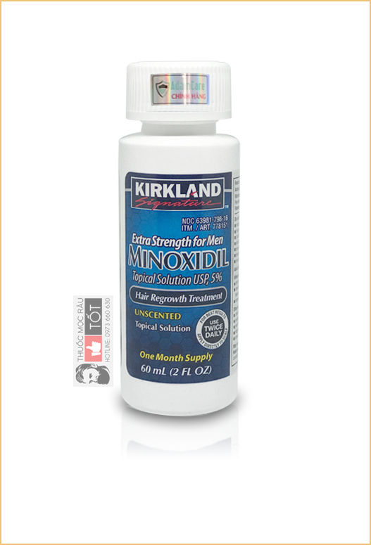 Thuốc mọc râu Minoxidil 5% dạng lỏng - Tặng LCLT