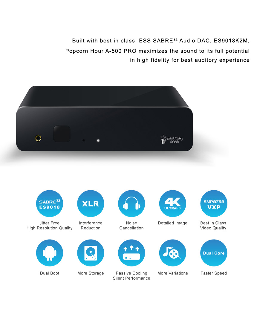 So sánh cấu hình Popcorn Hour A-500 và A-500 Pro So sánh cấu hình Popcorn Hour A-500 và A-500 Pro