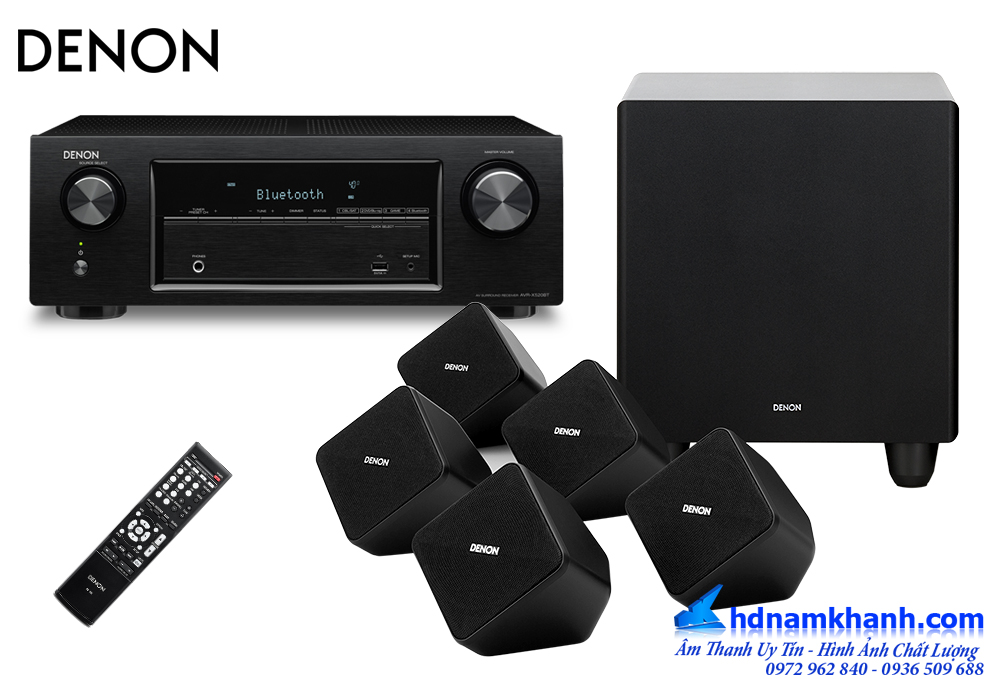 Bộ xem phim 13 triệu Denon X250BT + Loa 5.1 Denon SYS 2020