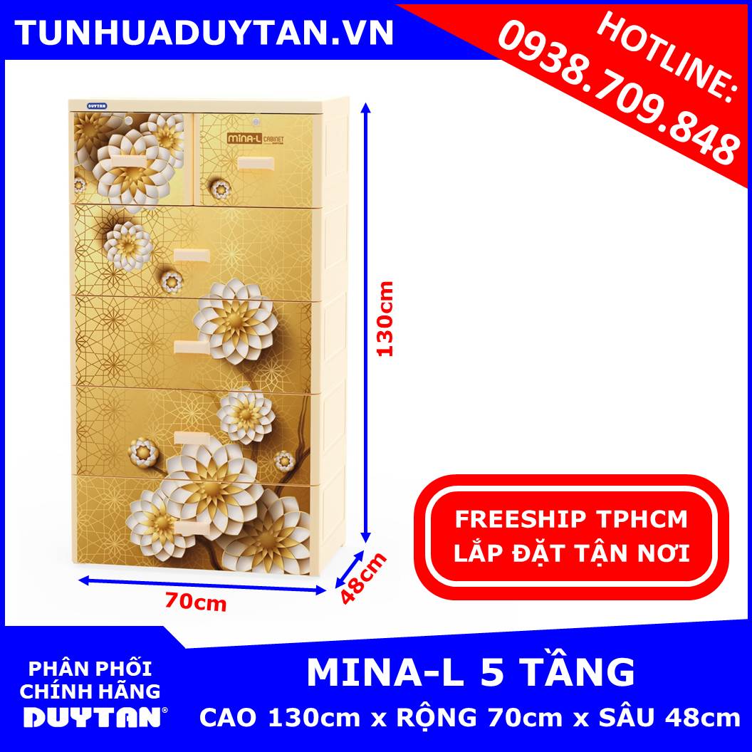 FreeshipHCM- Tủ nhựa MINA-L Duy Tân RẺ Nhất - 0938.709.848