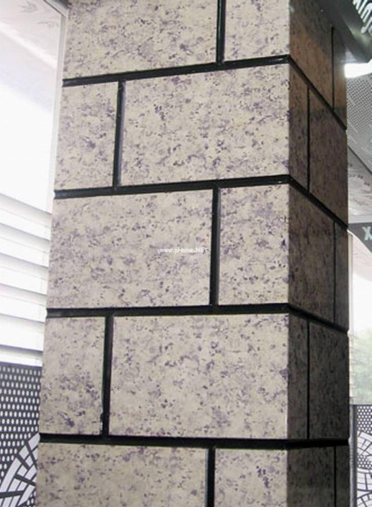 Tấm nhôm ốp tường giả đá
