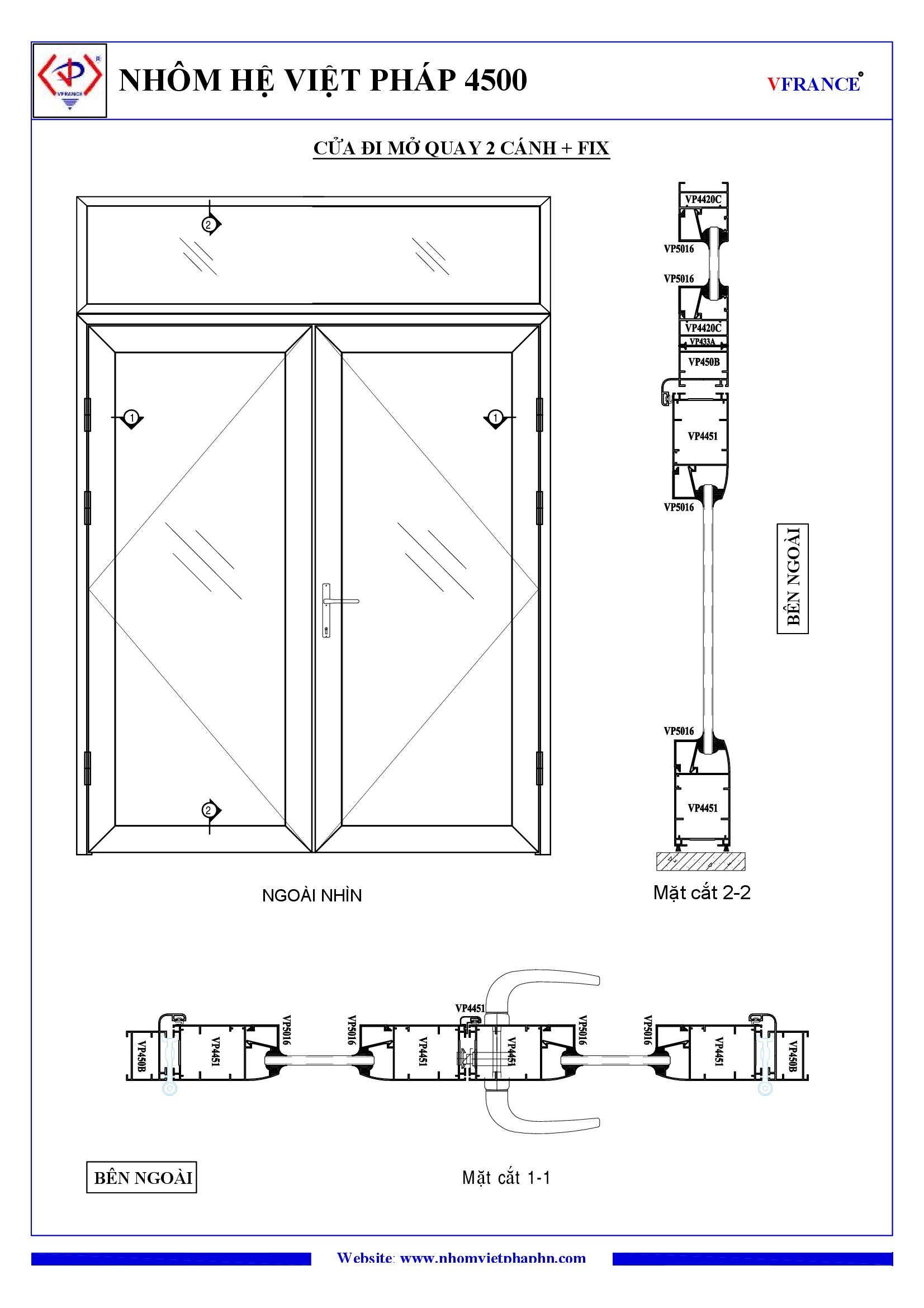 BẢNG TỈ TRỌNG HỆ VIỆT PHÁP