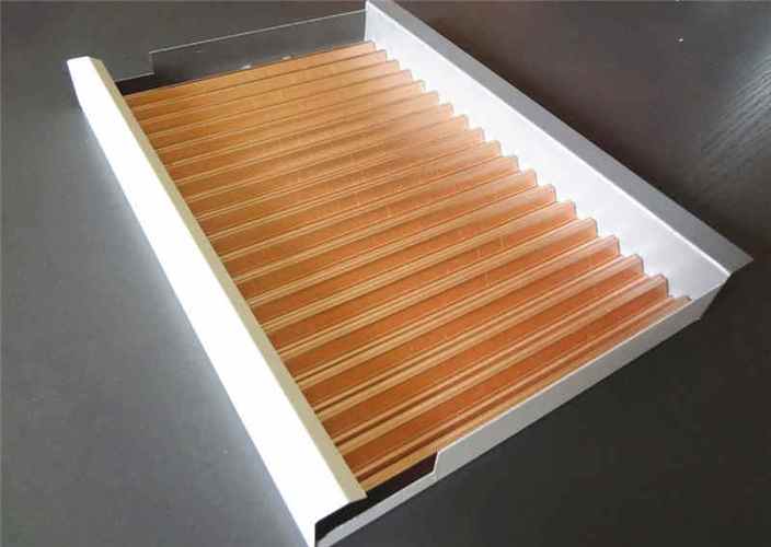 Trần nhôm sóng wave ceiling