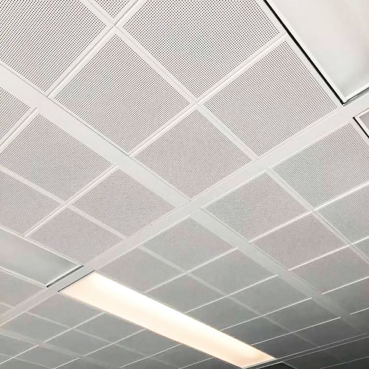 Trần nhôm đục lỗ tiêu âm