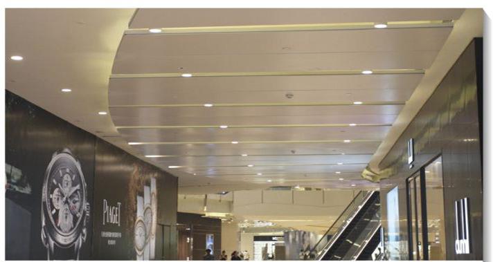 Trần nhôm sóng wave ceiling