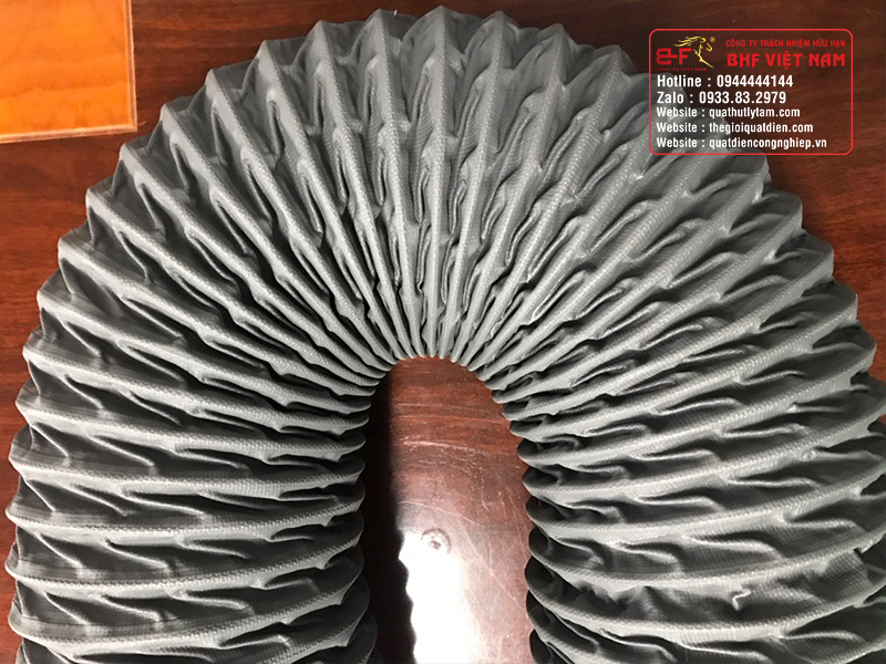 Ống Gió Mềm Vải Fiber Không Bảo Ôn