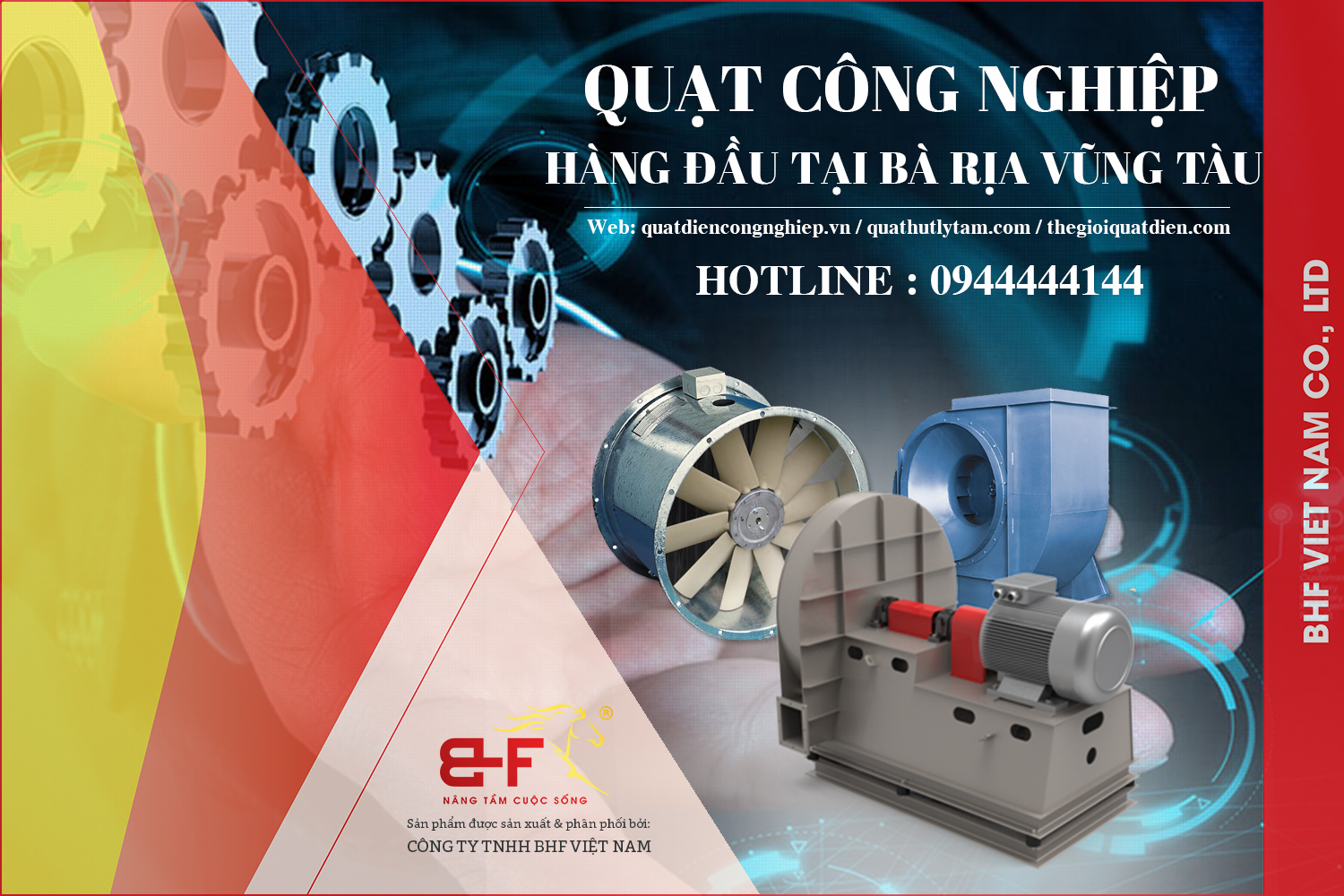 BHF Việt Nam - Công ty chuyên cung cấp và phân phối quạt công nghiệp tại Bà Rịa Vũng Tàu