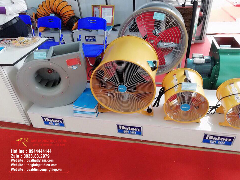 Quạt hút khói hiệu Deton