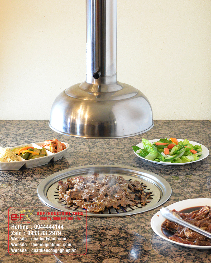 Quạt hút cho hệ thống hút khói có không gian nhỏ và vừa như: bếp ăn gia đình, bếp nướng tại bàn ở các nhà hàng BBQ