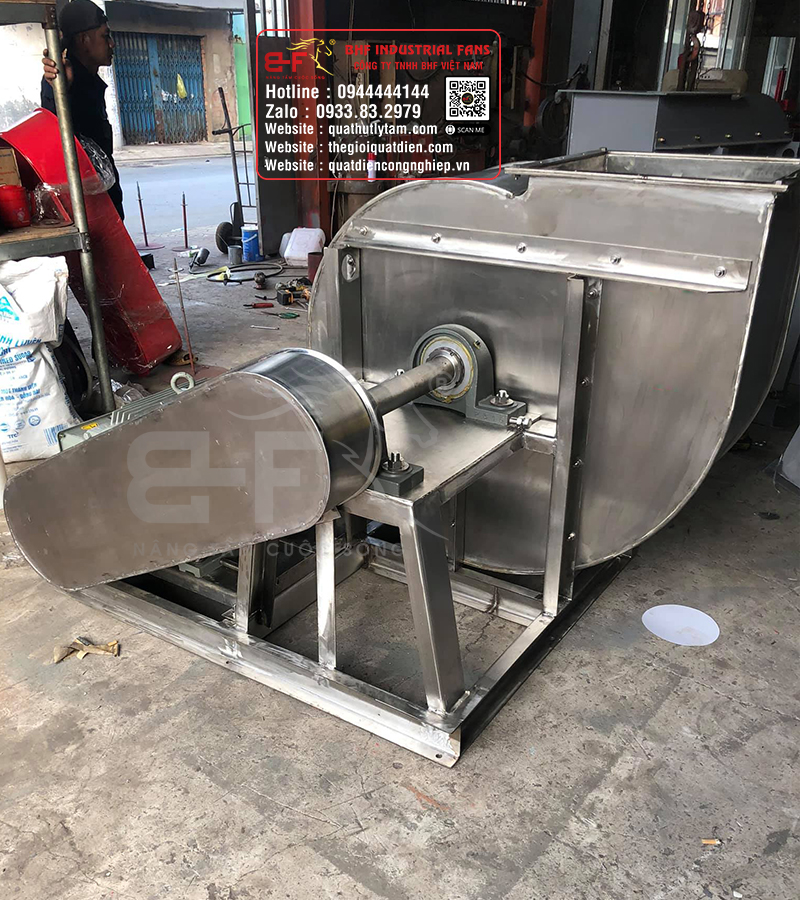 Quạt li tâm bằng inox sus304