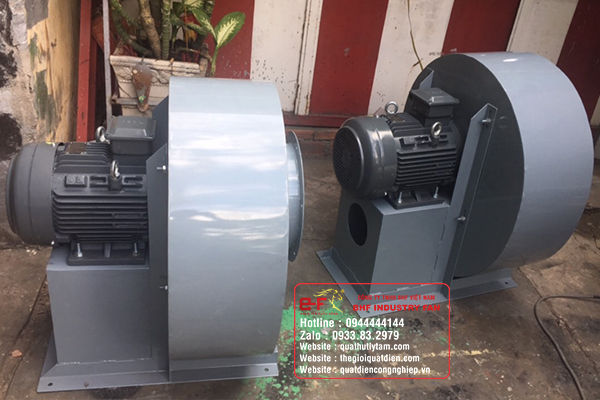 Quạt ly tâm hút khói bếp công suất 7.5HP