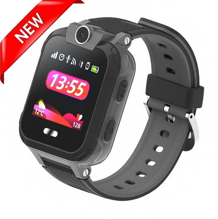 Đồng hồ thông minh trẻ em ecoWATCH Y9 4G Video Call _Đen_chống nước