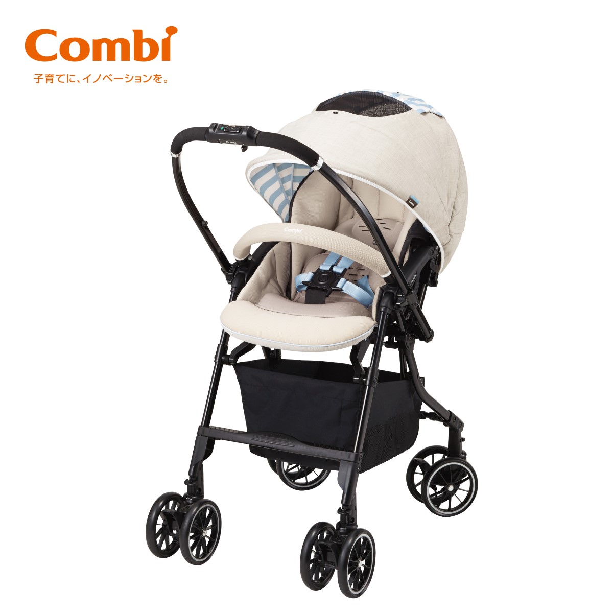 EggShock có ở các miếng đệm phần đầu và hông của xe đẩy giúp giảm xóc hiệu quả