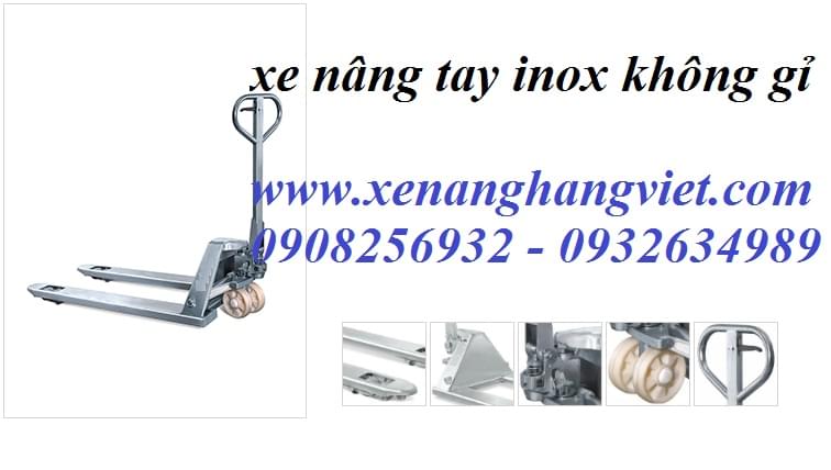 xe nâng tay inox