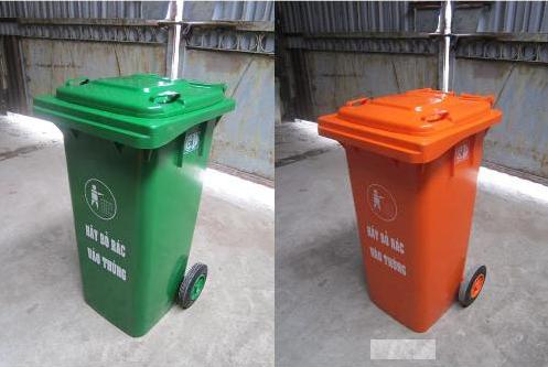 thùng rác nhựa 120 lít