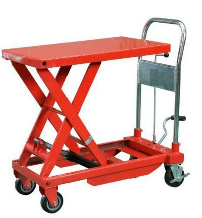 Xe nâng mặt bàn 750kg nâng 750kg cao 1m giá rẻ