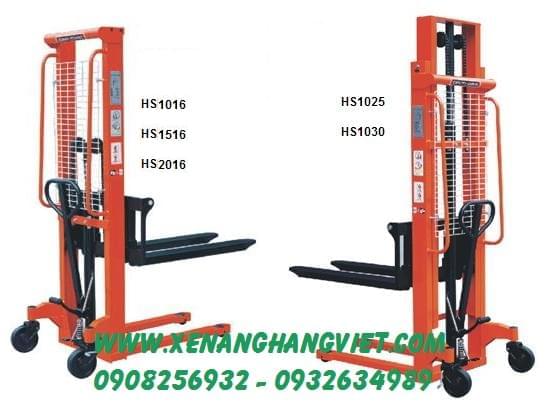 Xe nâng tay cao thủy lực HS2030 2000kg cao 3m 2 tấn