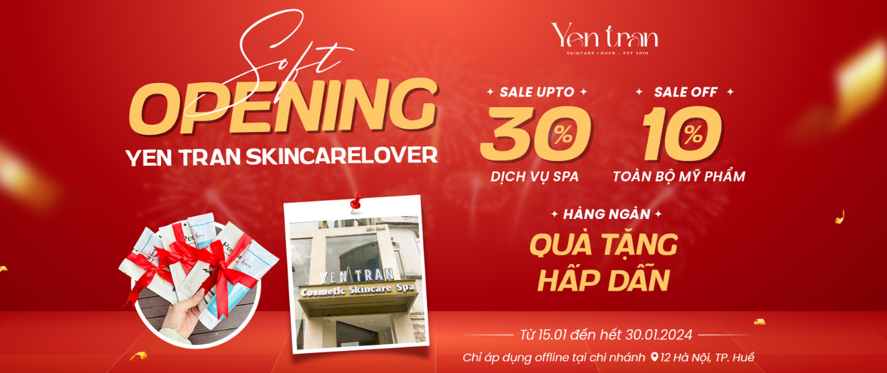 Soft Opening Yen Tran Skincarelover 12 Hà Nội