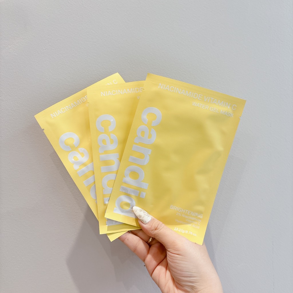 Mặt Nạ Hỗ Trợ Làm Sáng Và Cấp Ẩm Candid Niacinamide Vitamin C Water Gel Mask