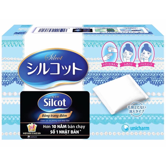 Bông Tẩy Trang Silcot Nhật Bản