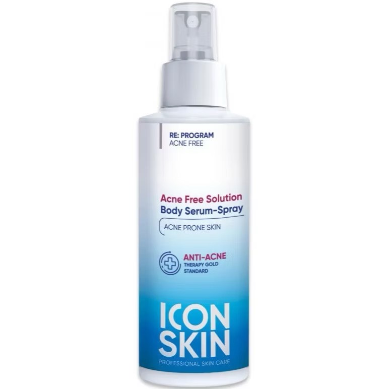 Xịt mụn lưng Icon Body Acne Free Solution 142g