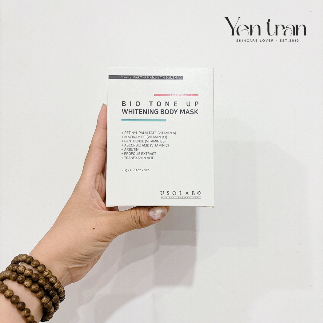 Kem Ủ Trắng Usolab Bio Tone Up Whitening Body Mask (1 gói 20g)