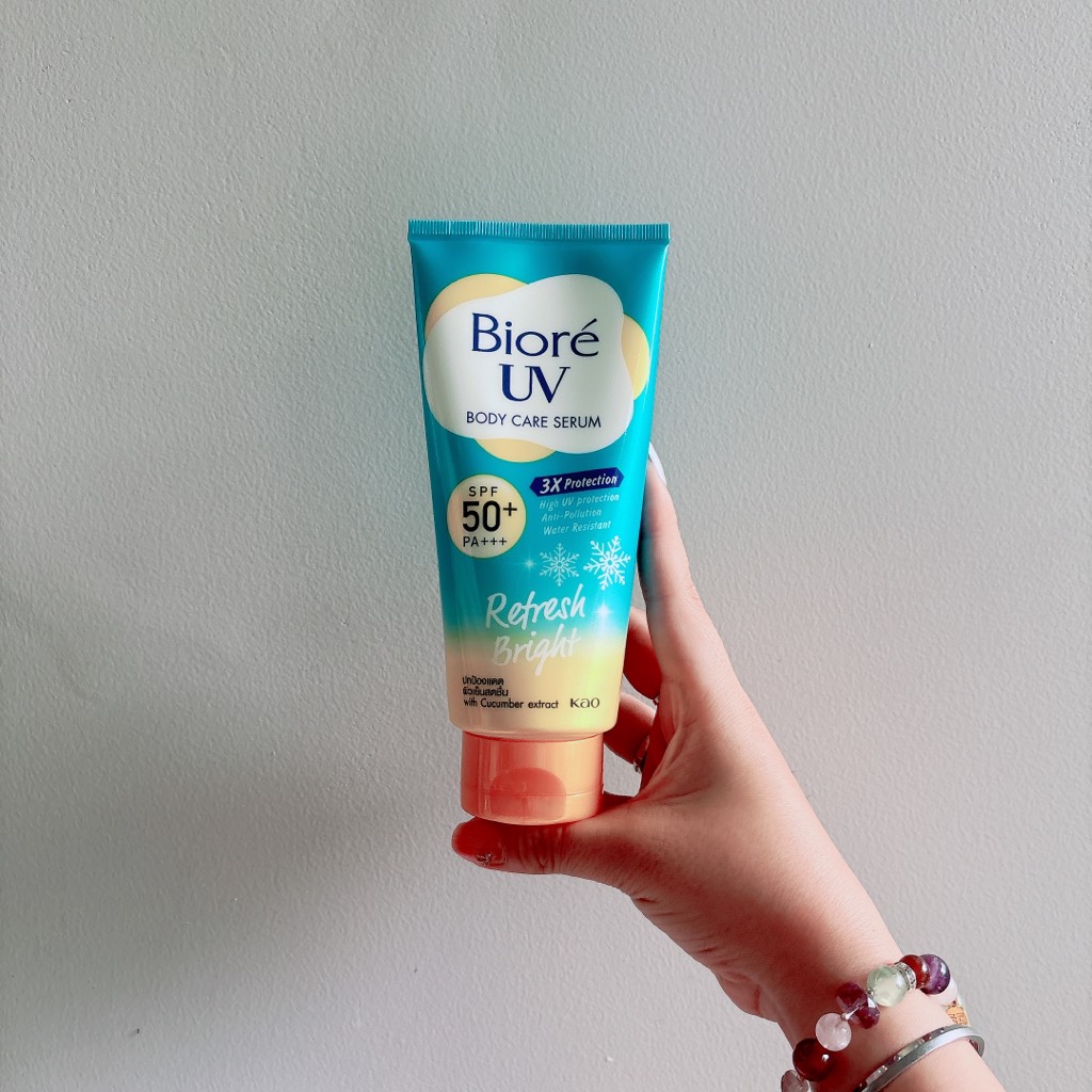 Chống Nắng Toàn Thân Bioré UV Body Care Serum 3X Protection Công Ty