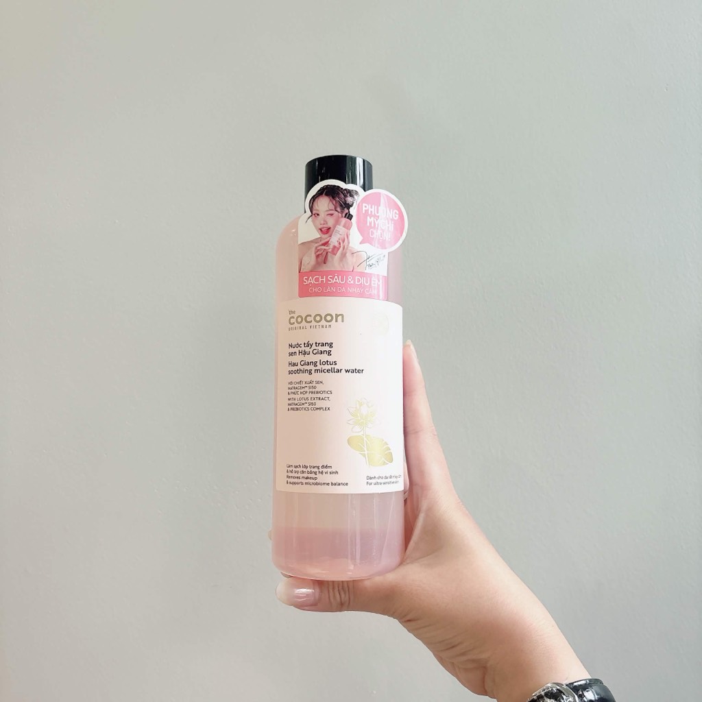 Nước Tẩy Trang Cocoon Sen Hậu Giang 500ml