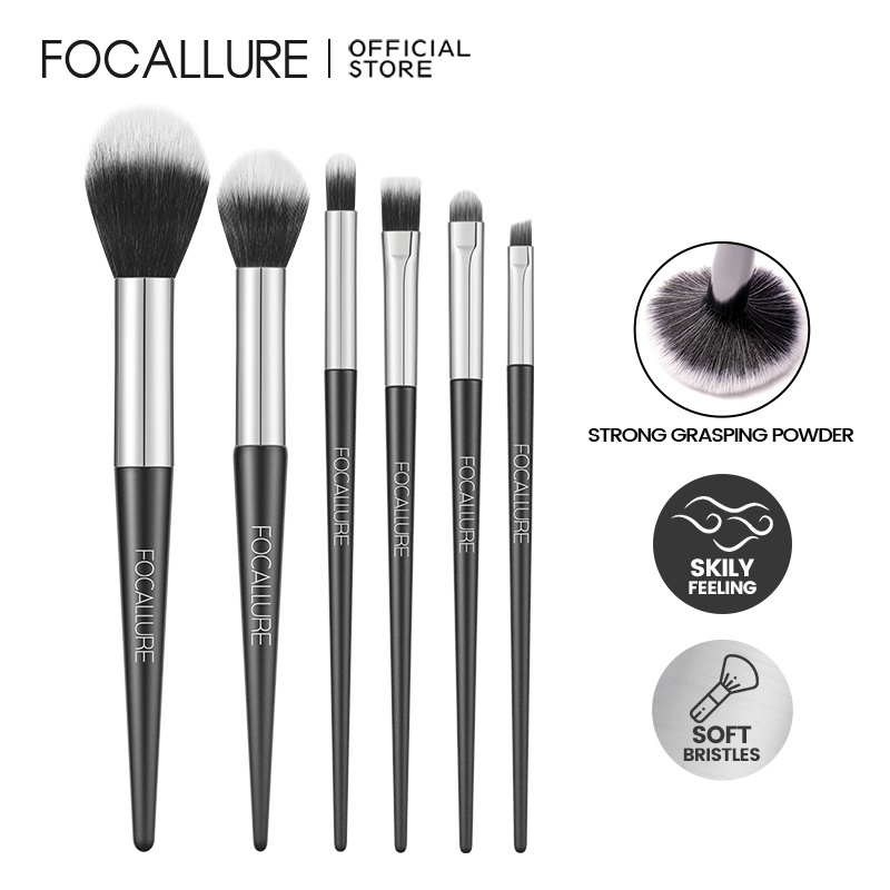 Bộ Cọ Trang Điểm 6 Cây Focallure Makeup Brushes Kit