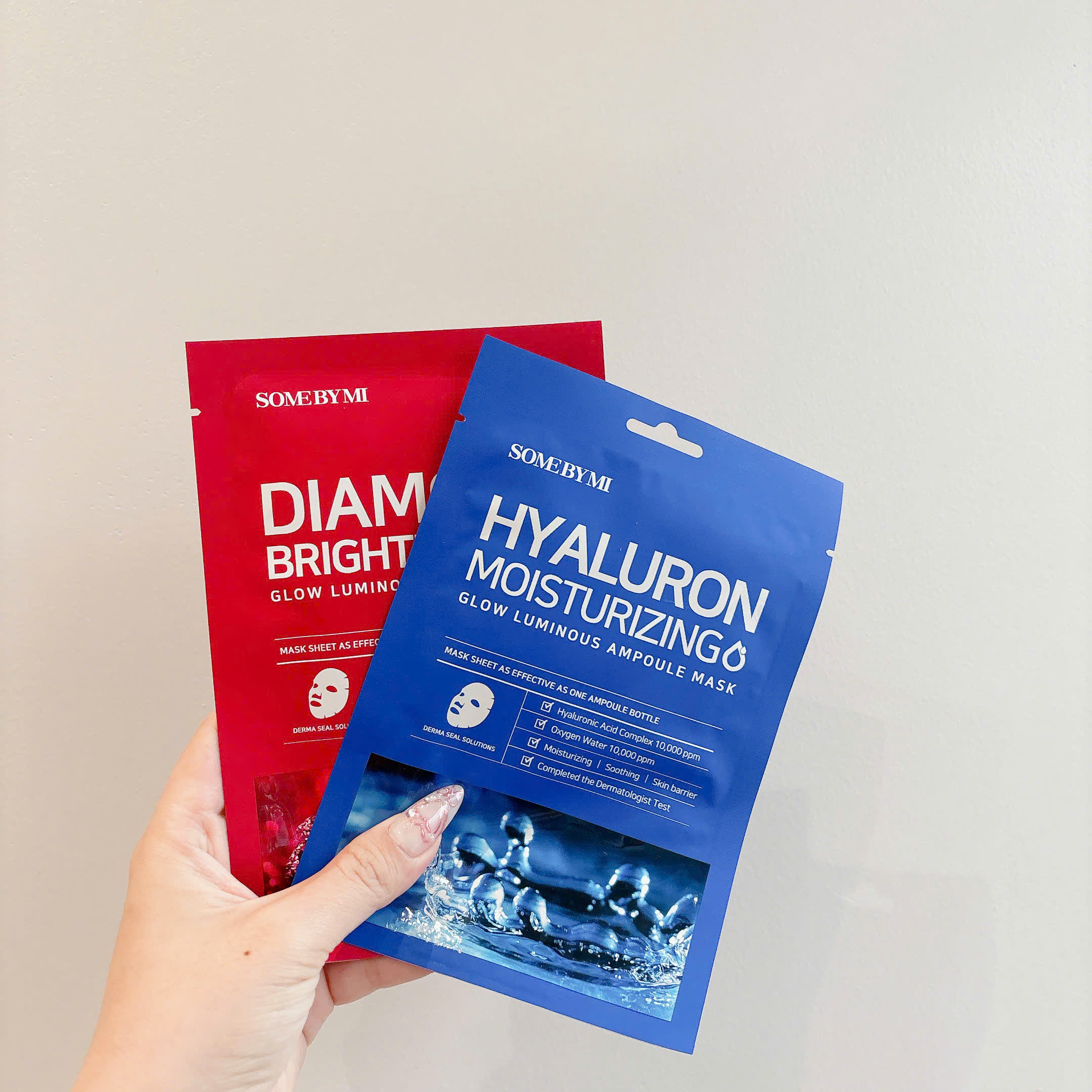 Combo 10 Mask Some By Mi( 5 đỏ, 5 xanh dương)