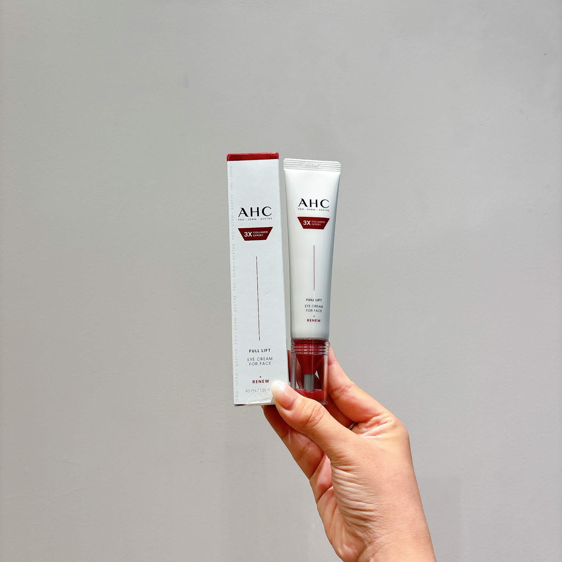 Kem Mắt AHC Pro Derm Aesthe 3x Collagen Expert Full Lift Eye Cream For Face 40ml