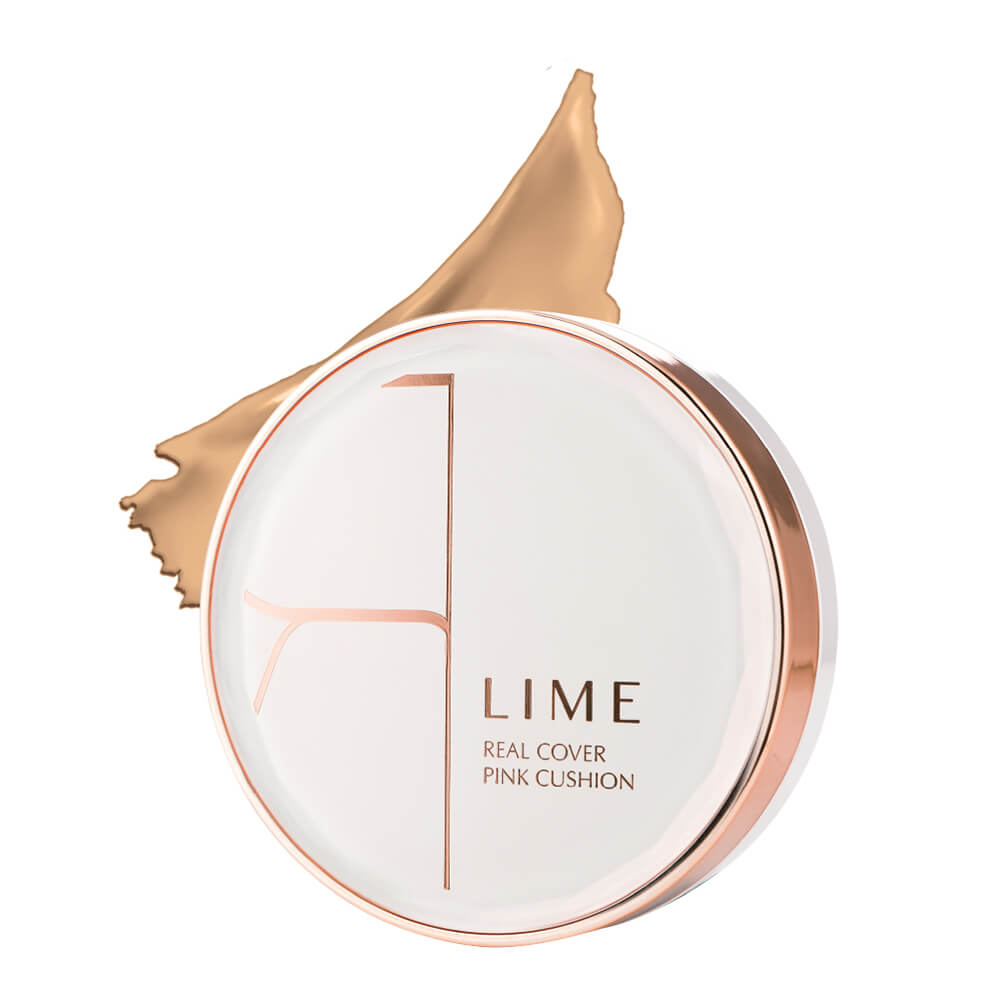 Cushion Lime Real Cover Pink - Trắng Da Dầu