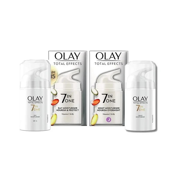 Set kem dưỡng Olay Total Effects 7 in 1 ngày và đêm bản UK