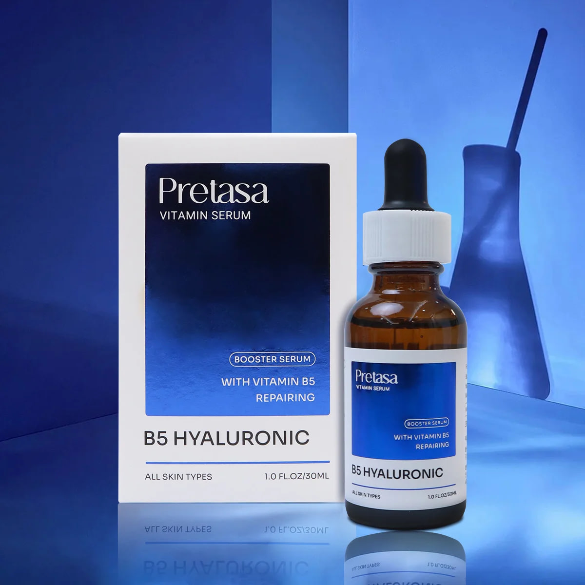 Serum Pretasa B5 - Hyaluronic cấp ẩm phục hồi 30ml
