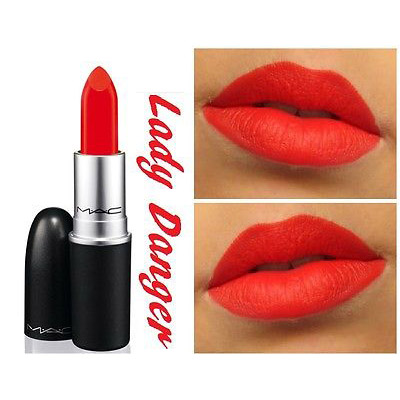 Son Mac Ximal Matte Lipstick Lady Danger  (Màu Đỏ Cam)