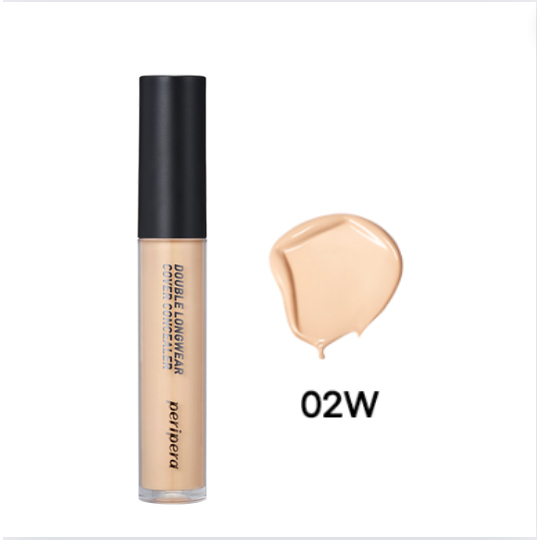 Kem Che Khuyết Điểm Peripera Double Longwear Cover Concealer 5.5g 02W