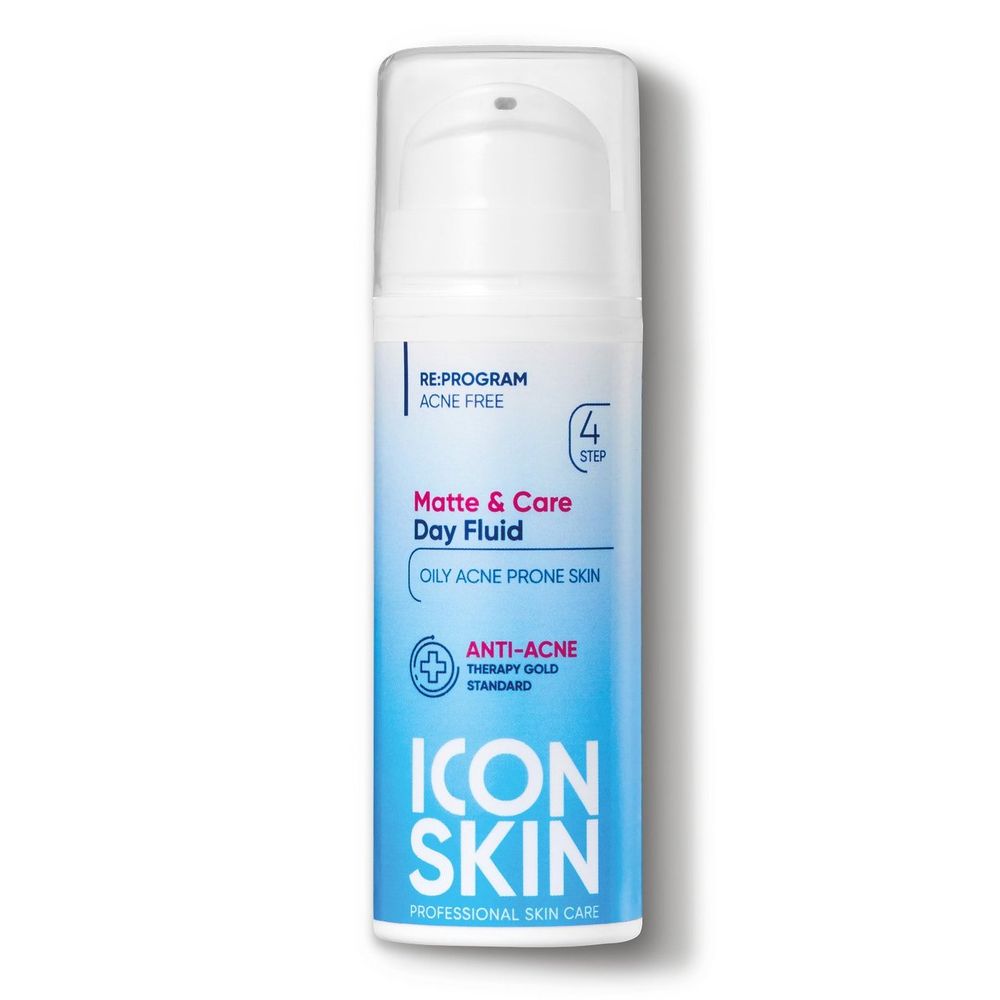 Kem Dưỡng Ngày ICON SKIN Matte& Care Day Fluid Dành Cho Da Dầu Mụn 30ml