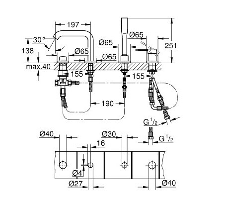 Sen tắm bồn Grohe | 19578001