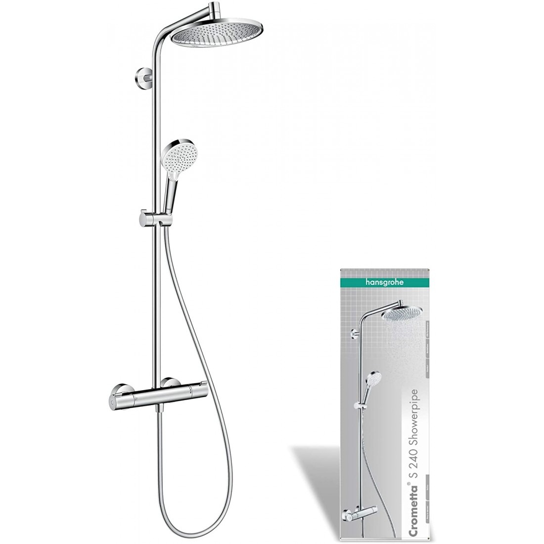 Sen cây bát tròn cao cấp nhập khẩu Đức Hansgrohe Crometta S240 2 xả | 27267000