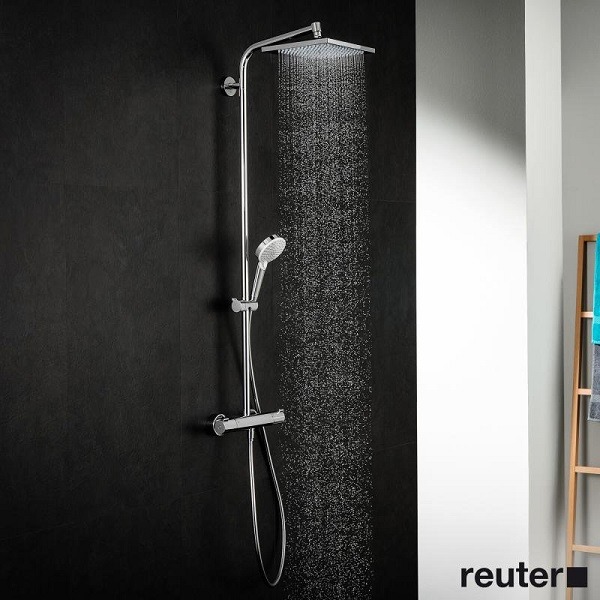 Sen cây bát vuông 2 xả nhập khẩu Đức Hansgrohe Crometta E240 
