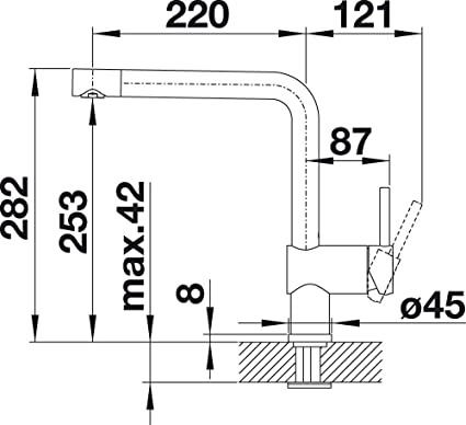 Vòi rửa bát Blanco Linus Silgranit | 516698