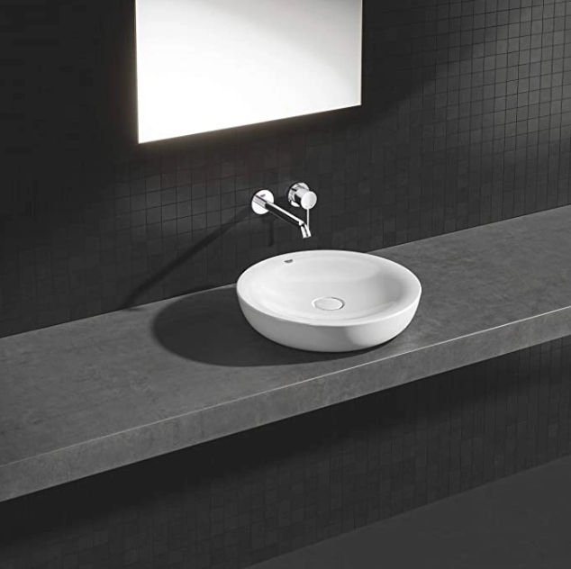 Vòi Lavabo âm tường Grohe Essence | 19967001+23571000