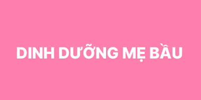 Dinh Dưỡng Mẹ Bầu