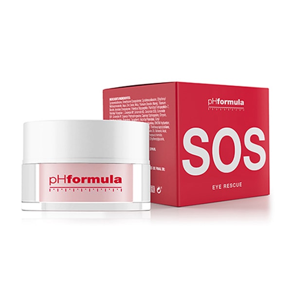Kem dưỡng phục hồi cấp tốc, giảm nếp nhăn, quầng thâm vùng mắt SOS Eye Rescue 15ml pHformula