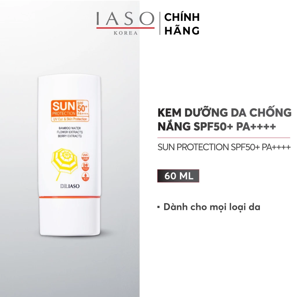 DR.IASO Sun Protection SPF50+ PA++++ Kem Chống Nắng Dưỡng Da Hàn Quốc