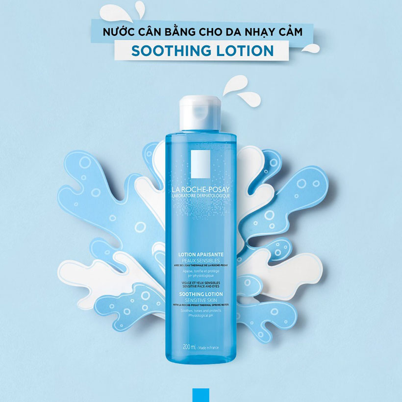 Nước cân bằng cho da nhạy cảm La Roche Posay Soothing lotion sensitive skin 200ml | EVASHOP.COM.VN