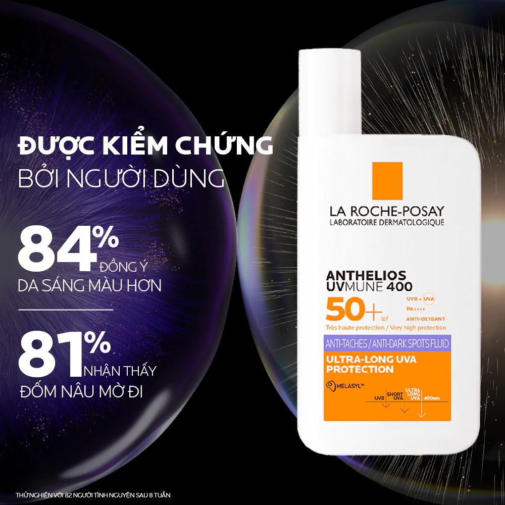Anthelios UVMUNE 400 Anti-Dark Spots Fluid sữa chống nắng sáng da