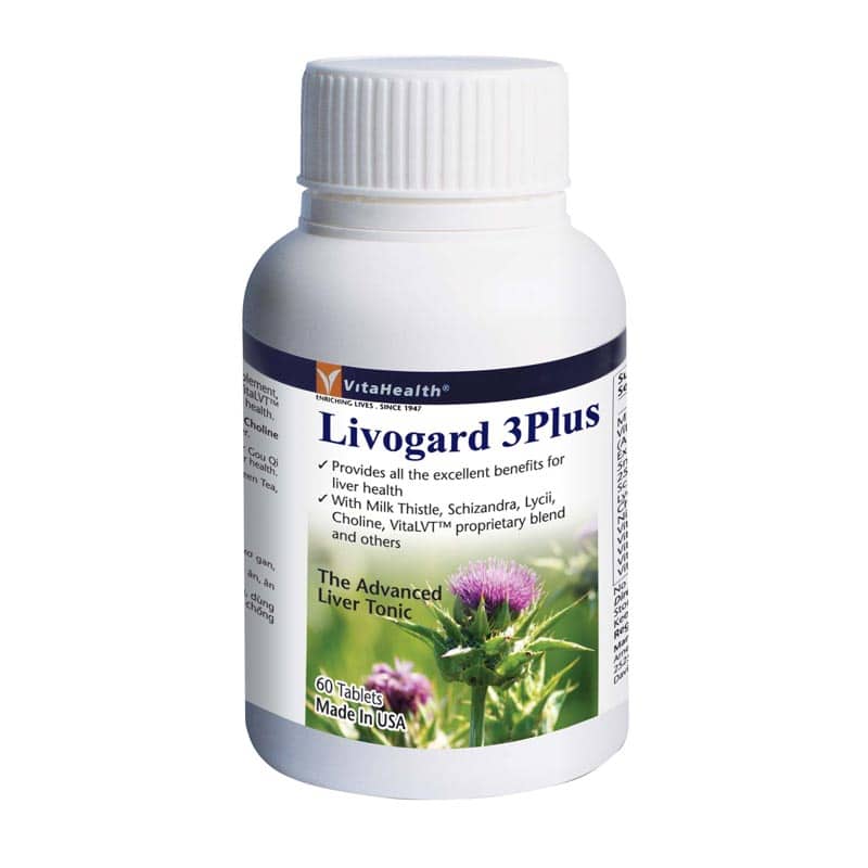 Viên uống tăng cường chất năng gan Livogard 3Plus - Vita Health