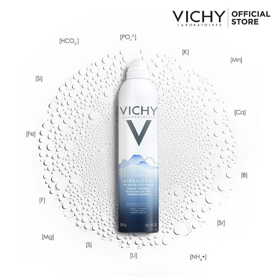 Xịt khoáng dưỡng da Eau Thermal Mineralizing Water Vichy 50ml |  EVASHOP.COM.VN