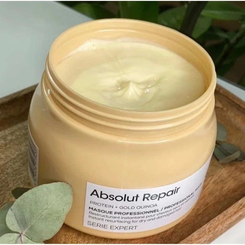 Mặt nạ bơ ủ tóc L'Oréal Professionnel phục hồi tóc hư tổn Absolut Repair Hair Mask | EVASHOP.COM.VN